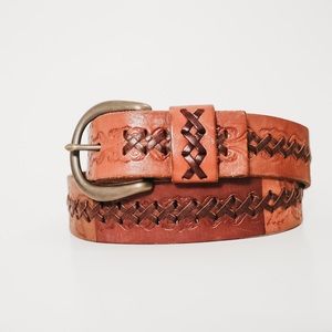 Fossil Leather Belt Size 29"-33" in Tan